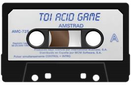 Cartridge artwork for Toi Acid Game on the Amstrad CPC.