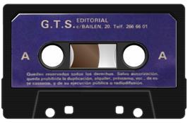 Cartridge artwork for Transx on the Amstrad CPC.