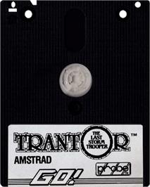 Cartridge artwork for Trantor the Last Stormtrooper on the Amstrad CPC.