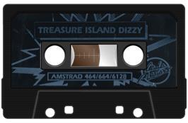 Cartridge artwork for Treasure Island Dizzy on the Amstrad CPC.