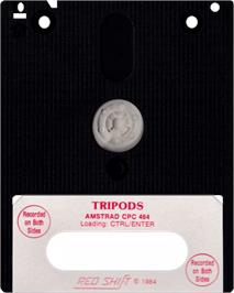 Cartridge artwork for Tripods, The on the Amstrad CPC.