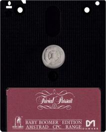 Cartridge artwork for Trivial Pursuit - Baby Boomer Edition on the Amstrad CPC.