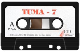 Cartridge artwork for Tuma 7 on the Amstrad CPC.