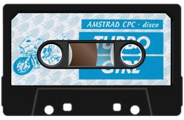 Cartridge artwork for Turbo Bike on the Amstrad CPC.