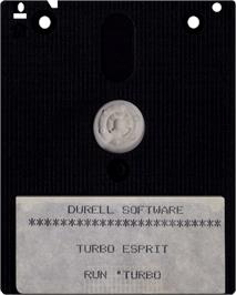 Cartridge artwork for Turbo Esprit on the Amstrad CPC.