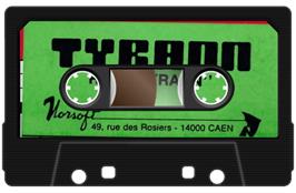 Cartridge artwork for Tyrann on the Amstrad CPC.