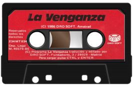 Cartridge artwork for Venganza De Johny Comomolo, La on the Amstrad CPC.