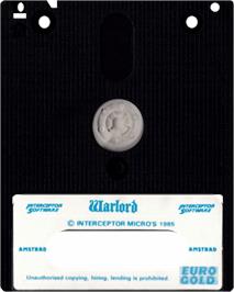 Cartridge artwork for Warlord on the Amstrad CPC.