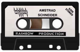 Cartridge artwork for Warrior on the Amstrad CPC.