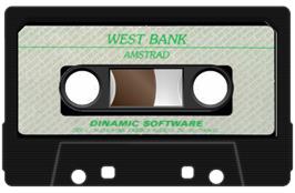 Cartridge artwork for West Bank on the Amstrad CPC.