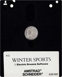 Cartridge artwork for Winter Sports on the Amstrad CPC.