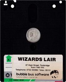 Cartridge artwork for Wizard's Lair on the Amstrad CPC.