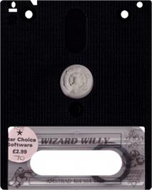Cartridge artwork for Wizard Willy on the Amstrad CPC.