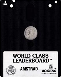 Cartridge artwork for World Class Leaderboard on the Amstrad CPC.