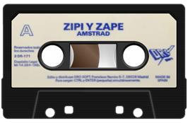 Cartridge artwork for Zipi Y Zape on the Amstrad CPC.