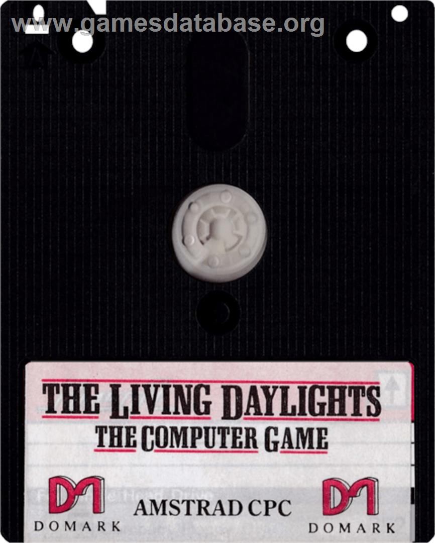 007 - The Living Daylights - Amstrad CPC - Artwork - Cartridge