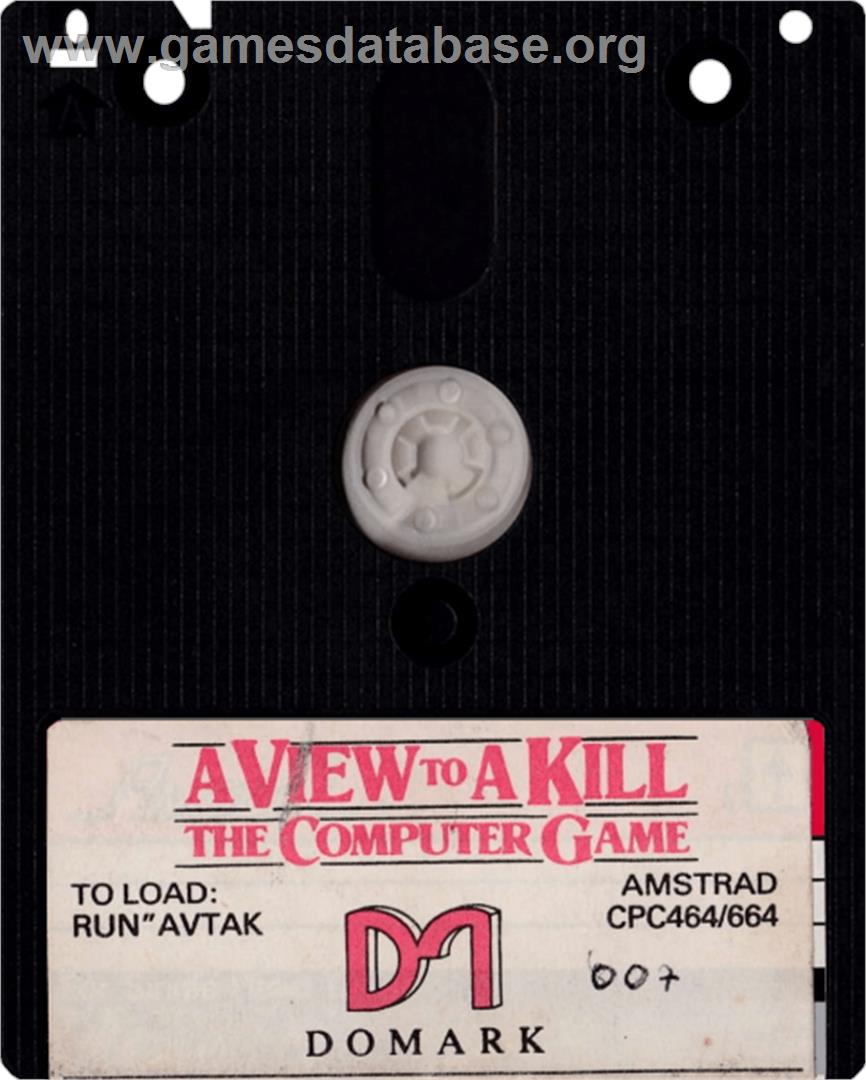 A View to a Kill - Amstrad CPC - Artwork - Cartridge
