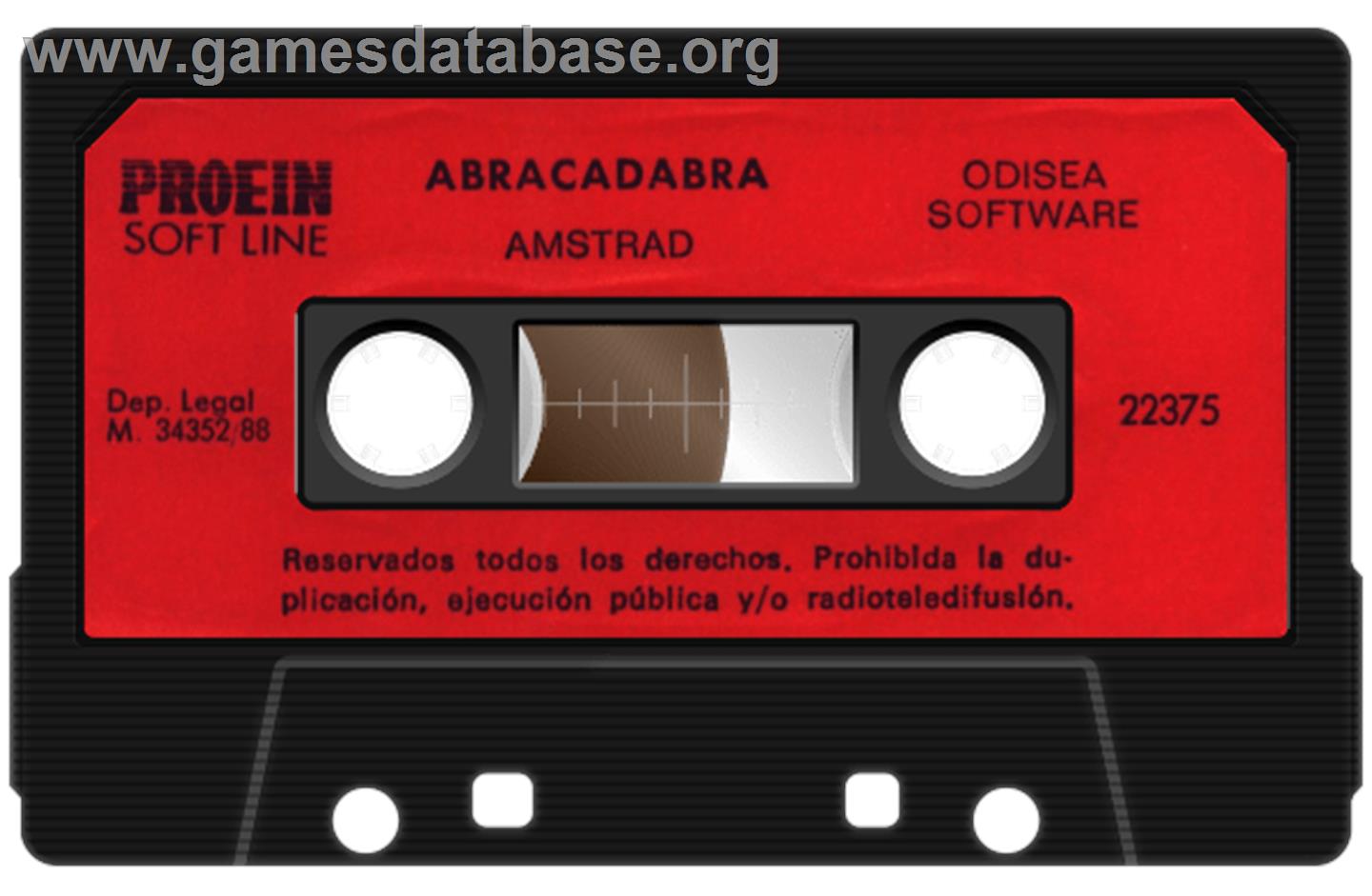 Abracadabra - Amstrad CPC - Artwork - Cartridge