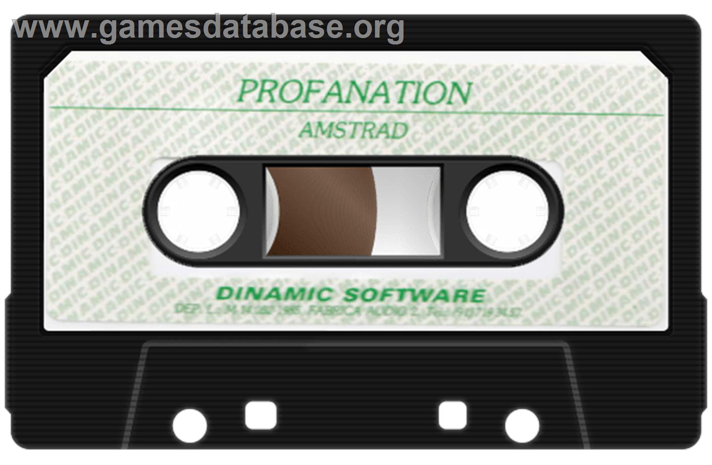 Abu Simbel Profanation - Amstrad CPC - Artwork - Cartridge