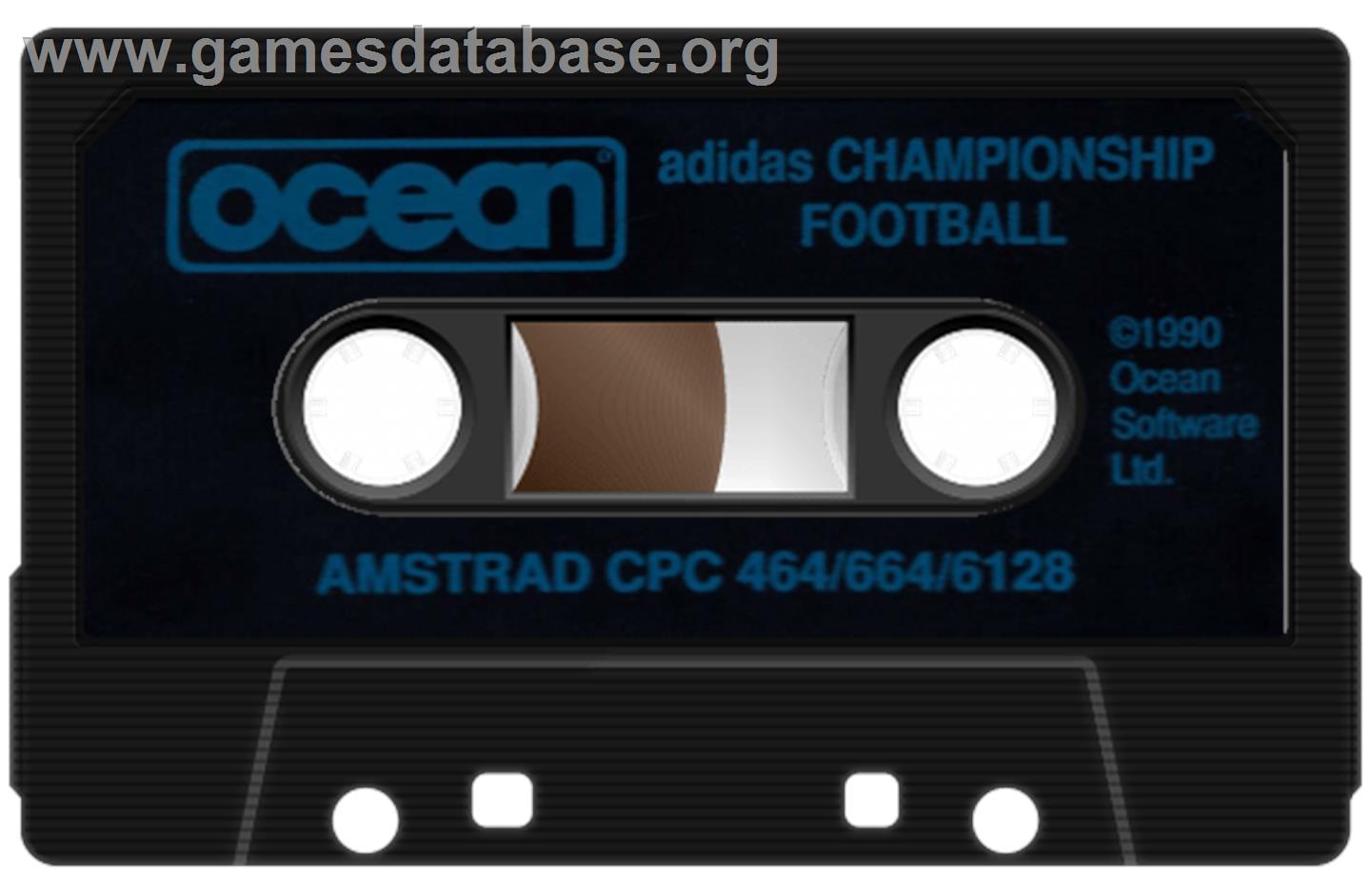 Adidas Championship Football - Amstrad CPC - Artwork - Cartridge