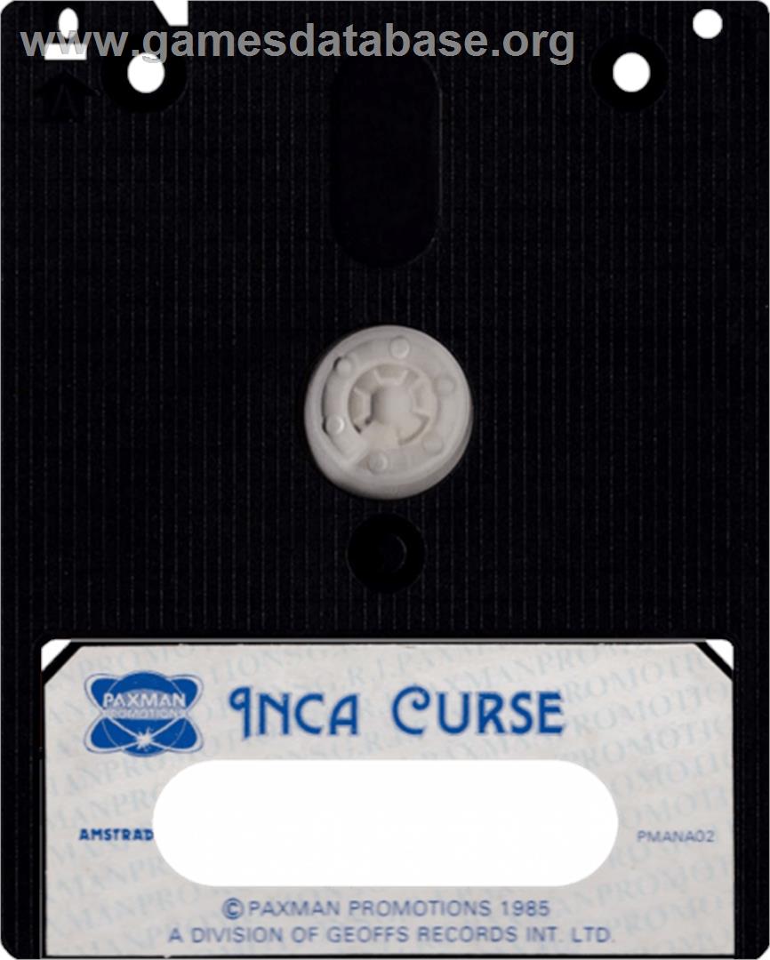 Adventure B: Inca Curse - Amstrad CPC - Artwork - Cartridge