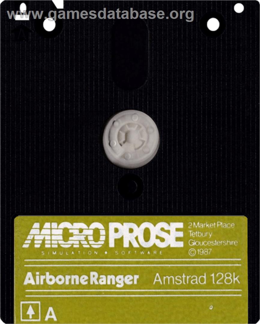 Airborne Ranger - Amstrad CPC - Artwork - Cartridge