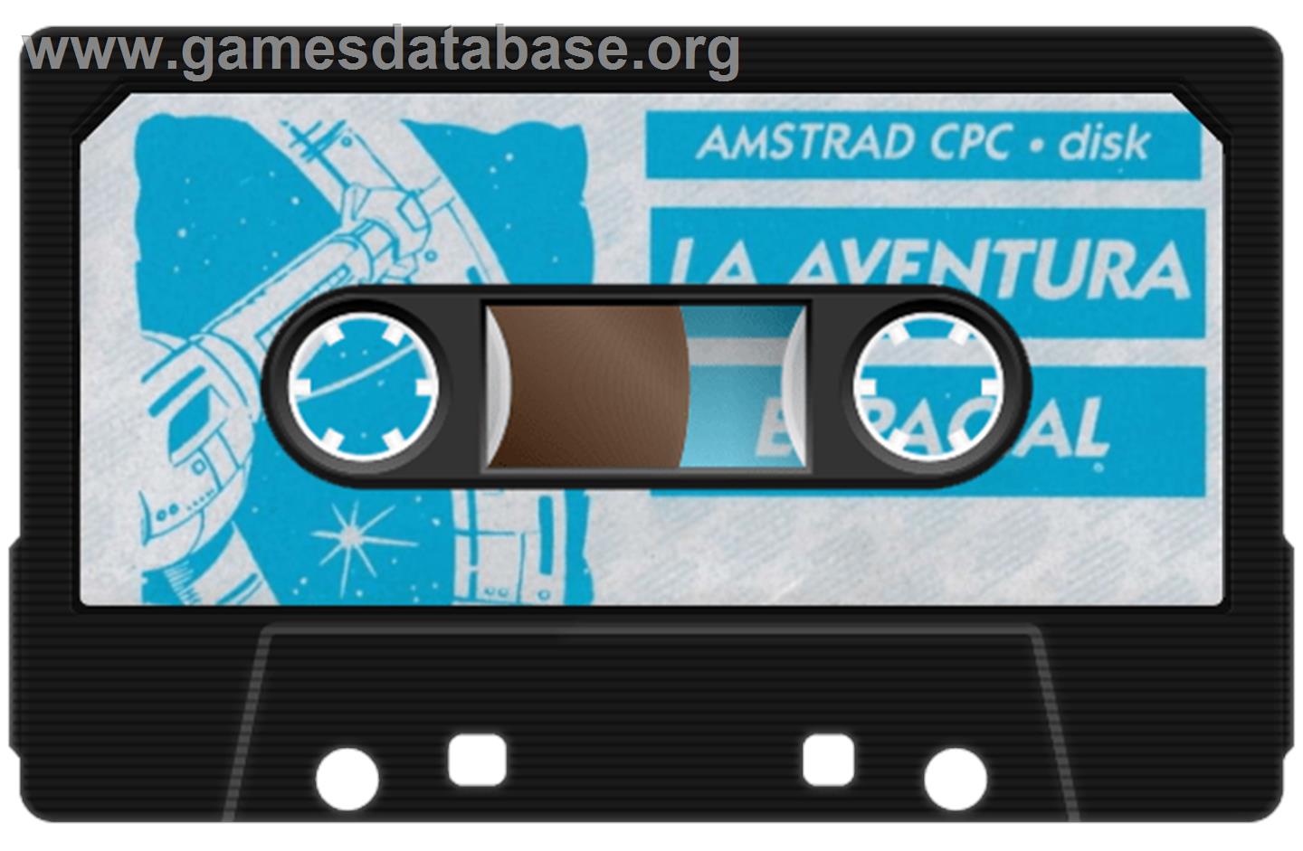 Aventura Espacial, La - Amstrad CPC - Artwork - Cartridge