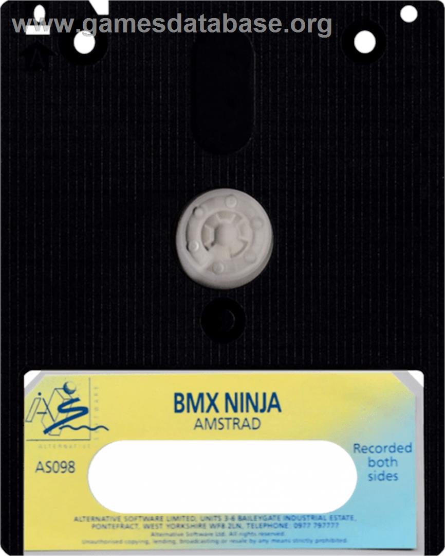 BMX Ninja - Amstrad CPC - Artwork - Cartridge