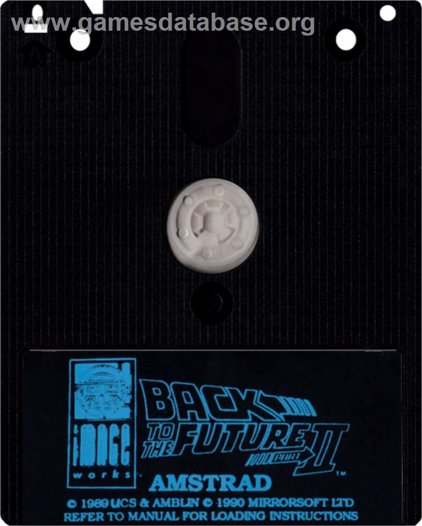 Back To The Future Part 2 - Amstrad CPC - Artwork - Cartridge