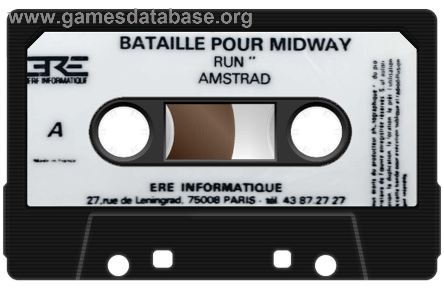 Battle For Midway - Amstrad CPC - Artwork - Cartridge