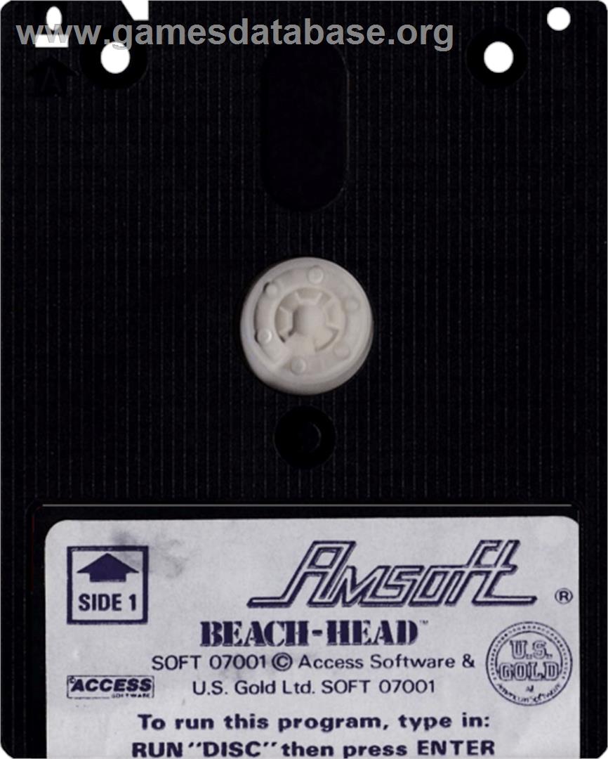 Beach Head - Amstrad CPC - Artwork - Cartridge
