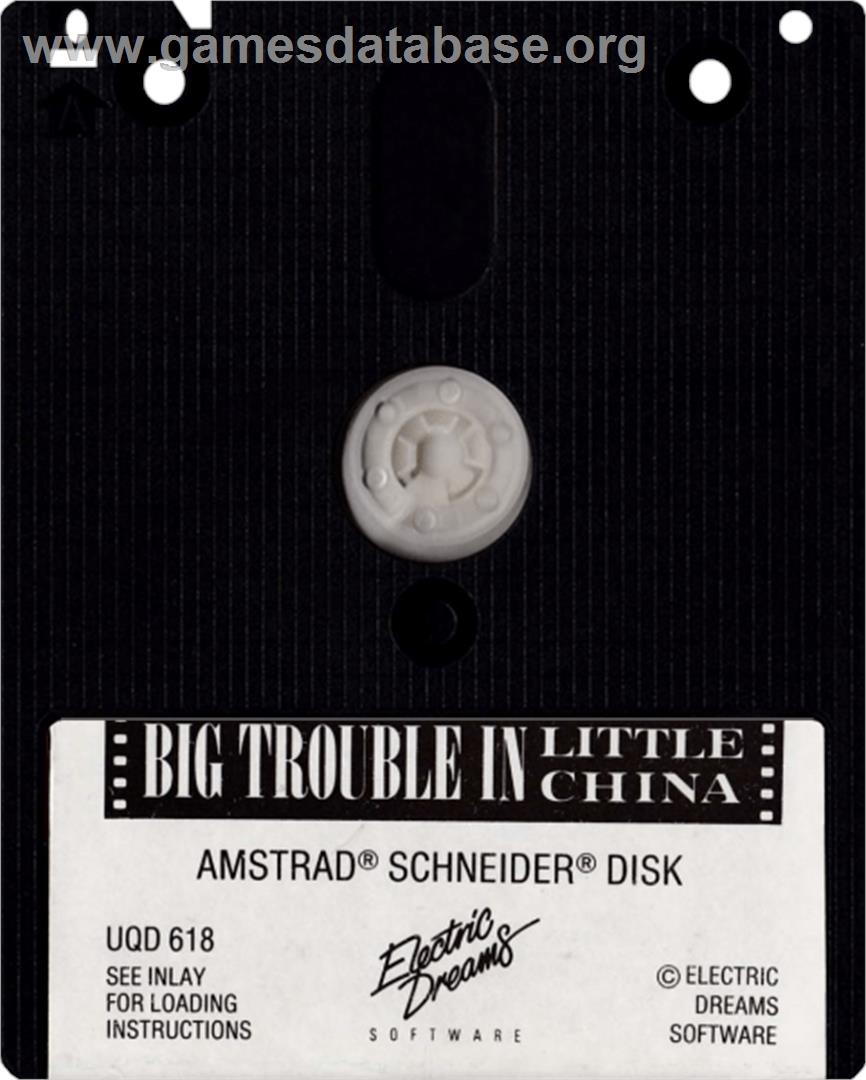 Big Trouble in Little China - Amstrad CPC - Artwork - Cartridge