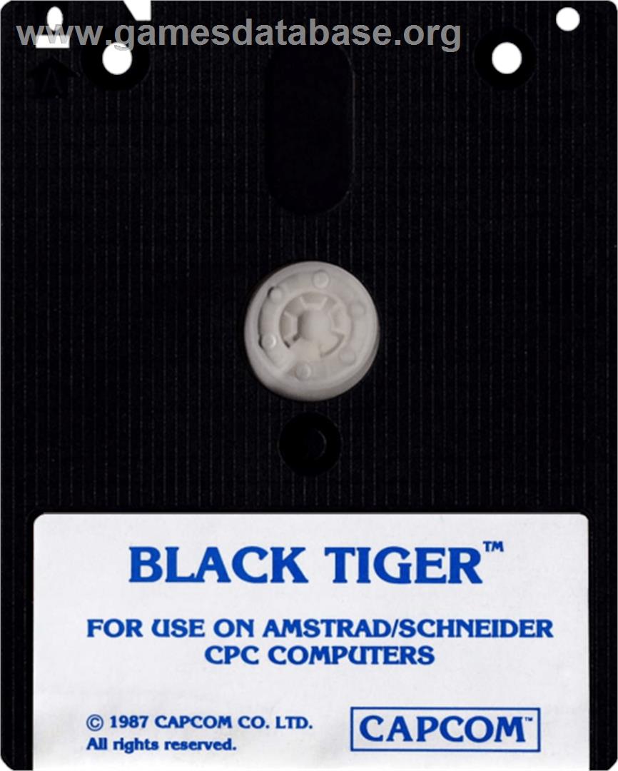 Black Tiger - Amstrad CPC - Artwork - Cartridge
