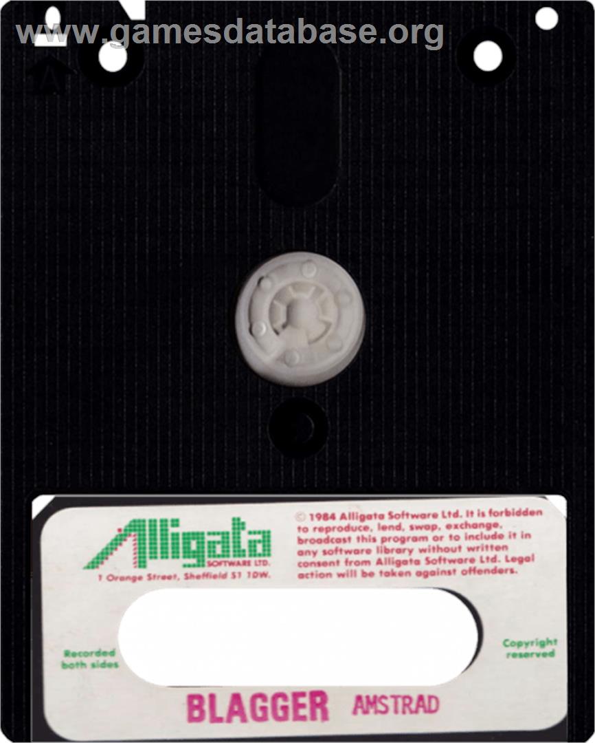 Blagger - Amstrad CPC - Artwork - Cartridge