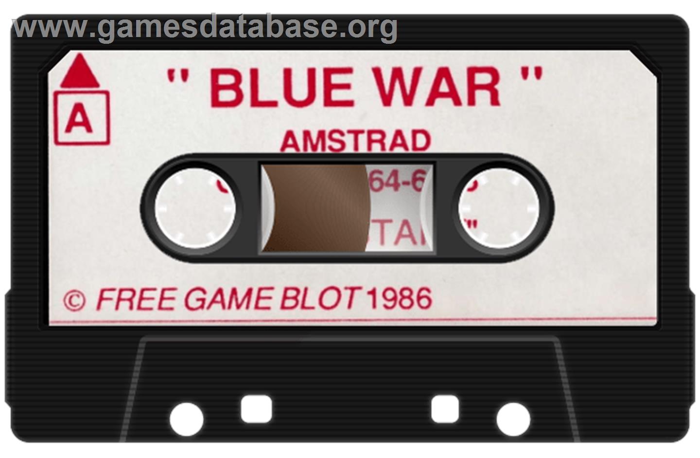 Blue War - Amstrad CPC - Artwork - Cartridge