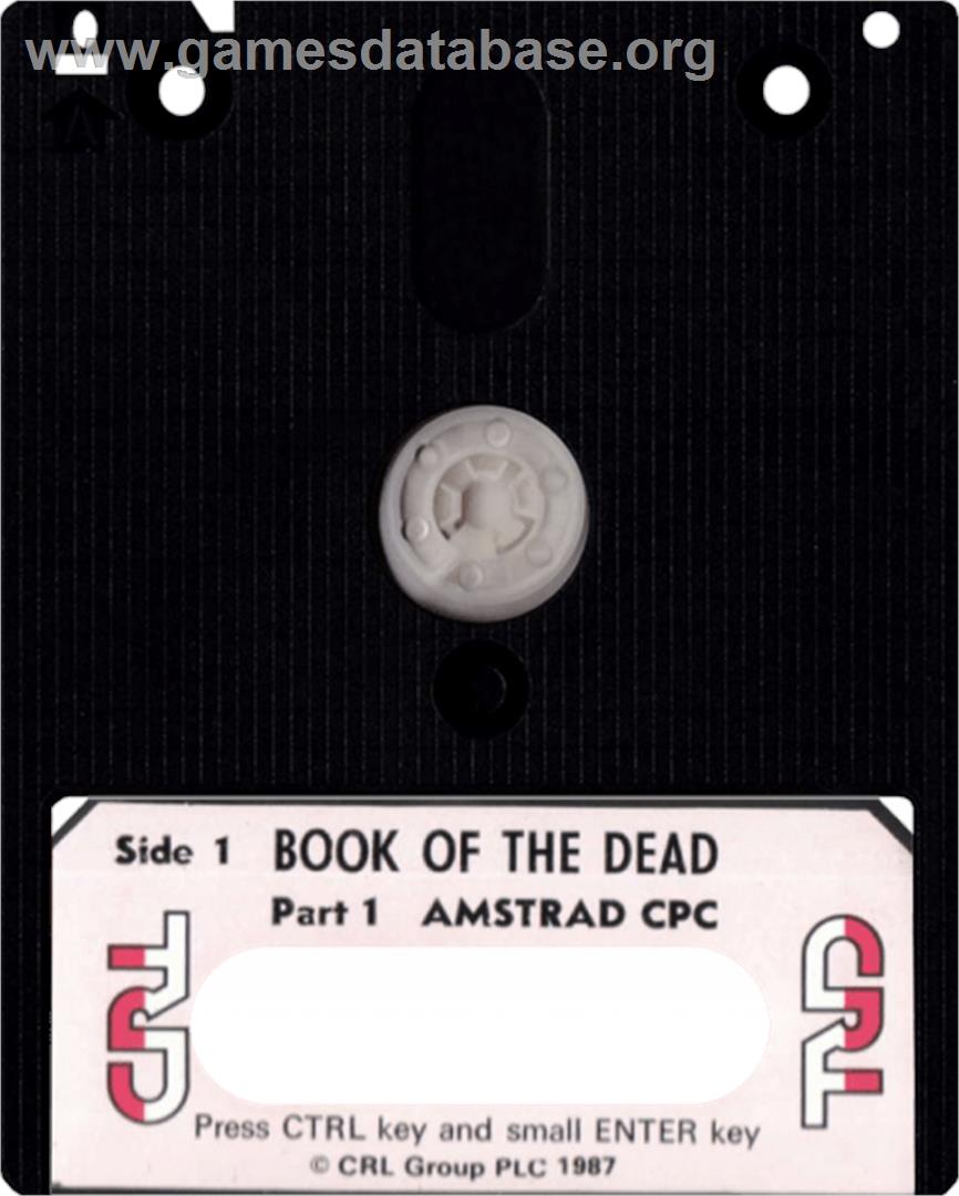 Book Of The Dead - Amstrad CPC - Artwork - Cartridge