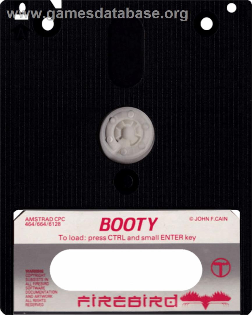 Booty - Amstrad CPC - Artwork - Cartridge