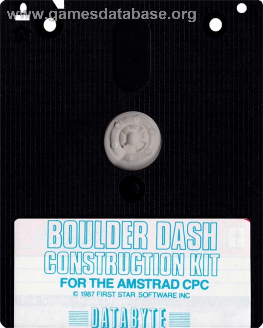 Boulder Dash Construction Kit - Amstrad CPC - Artwork - Cartridge