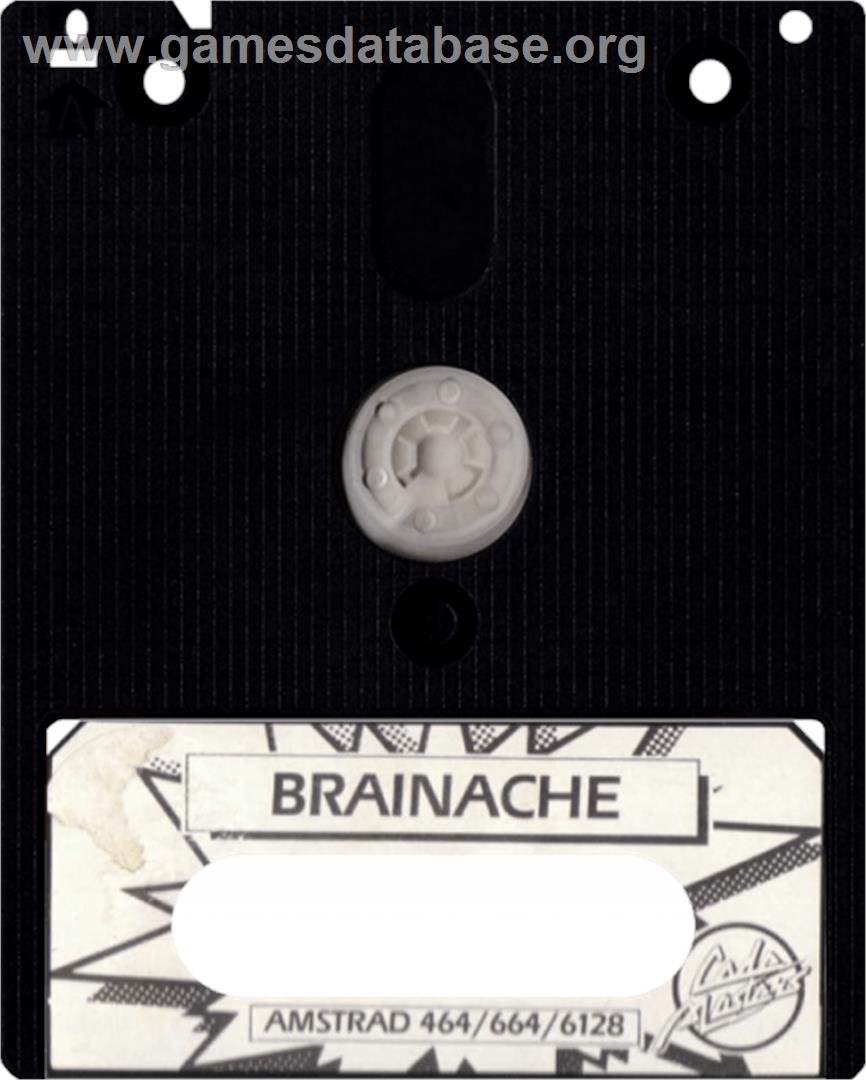 Brainache - Amstrad CPC - Artwork - Cartridge