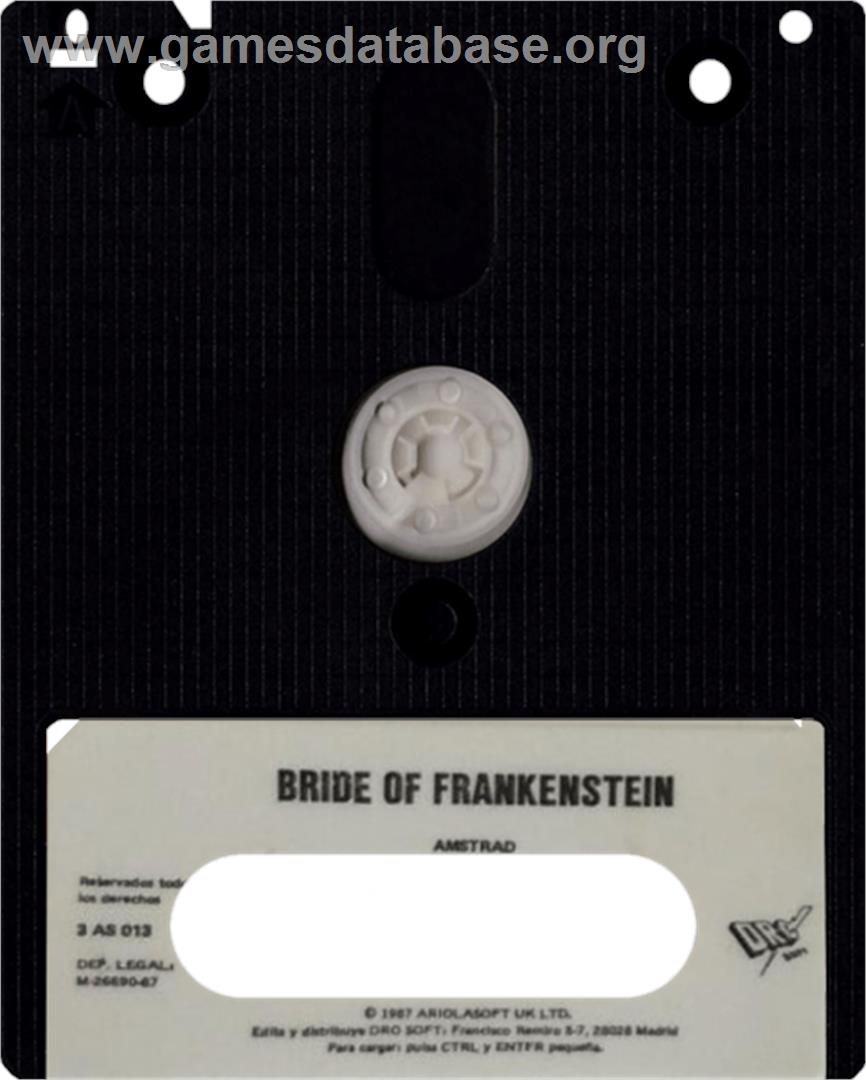 Bride Of Frankenstein - Amstrad CPC - Artwork - Cartridge