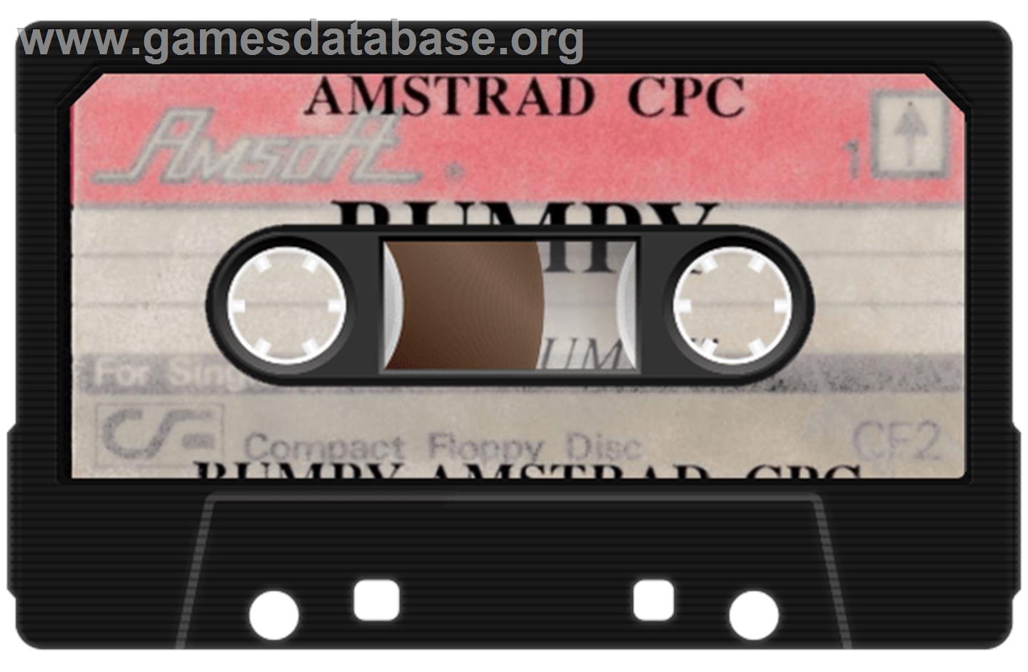 Bumpy - Amstrad CPC - Artwork - Cartridge