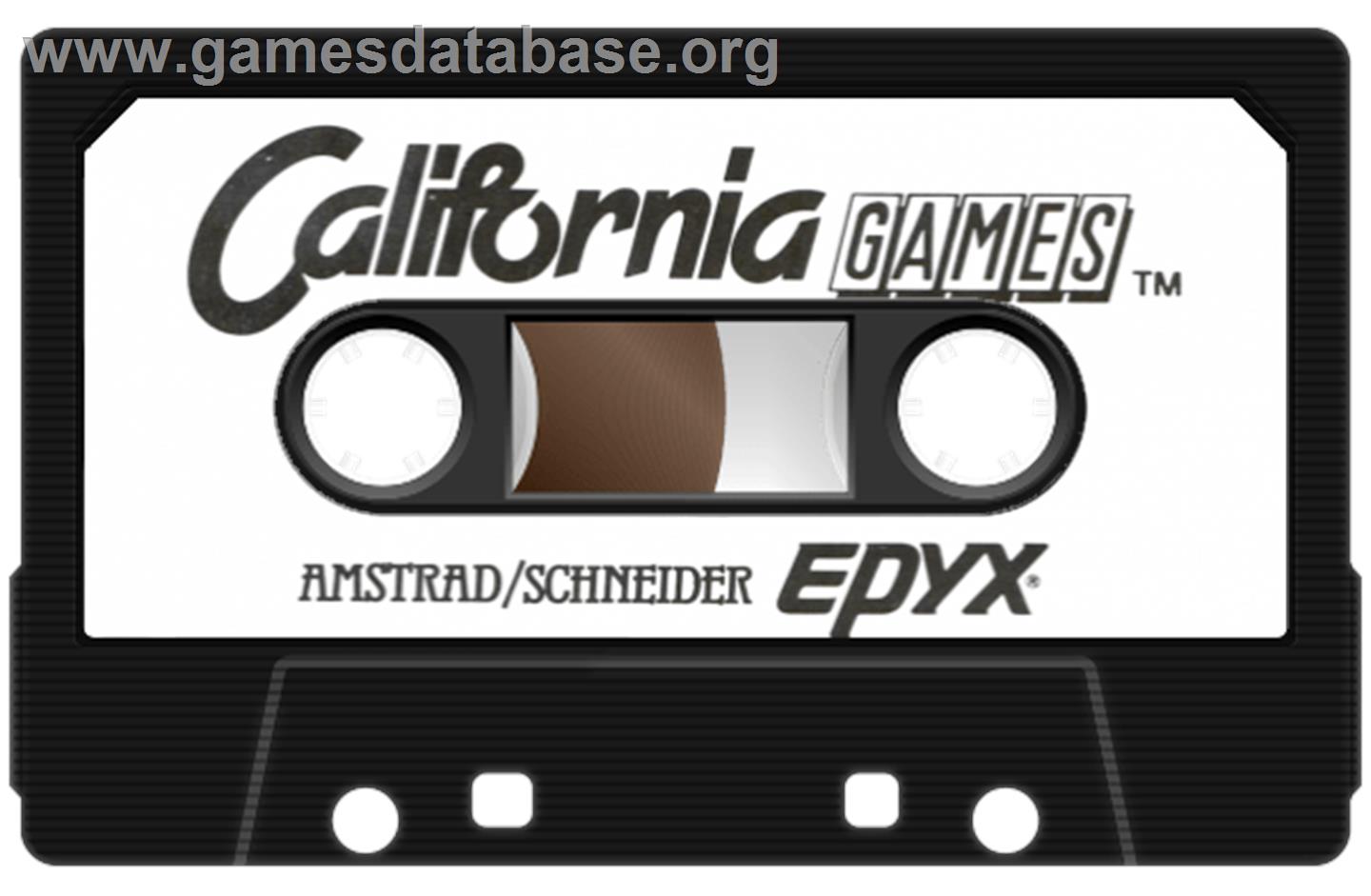 California Games - Amstrad CPC - Artwork - Cartridge