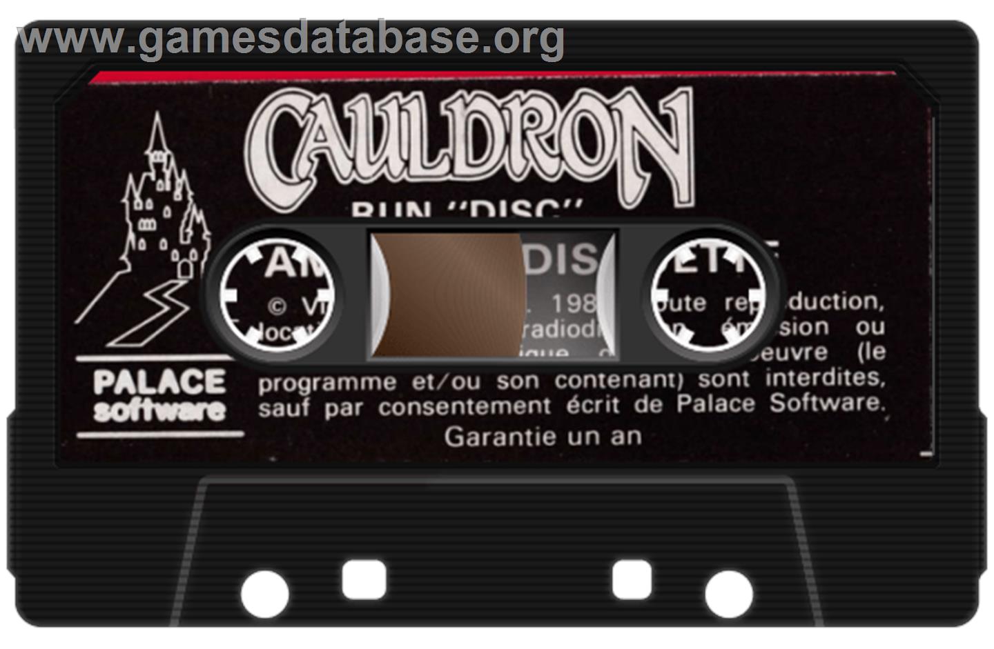 Cauldron - Amstrad CPC - Artwork - Cartridge