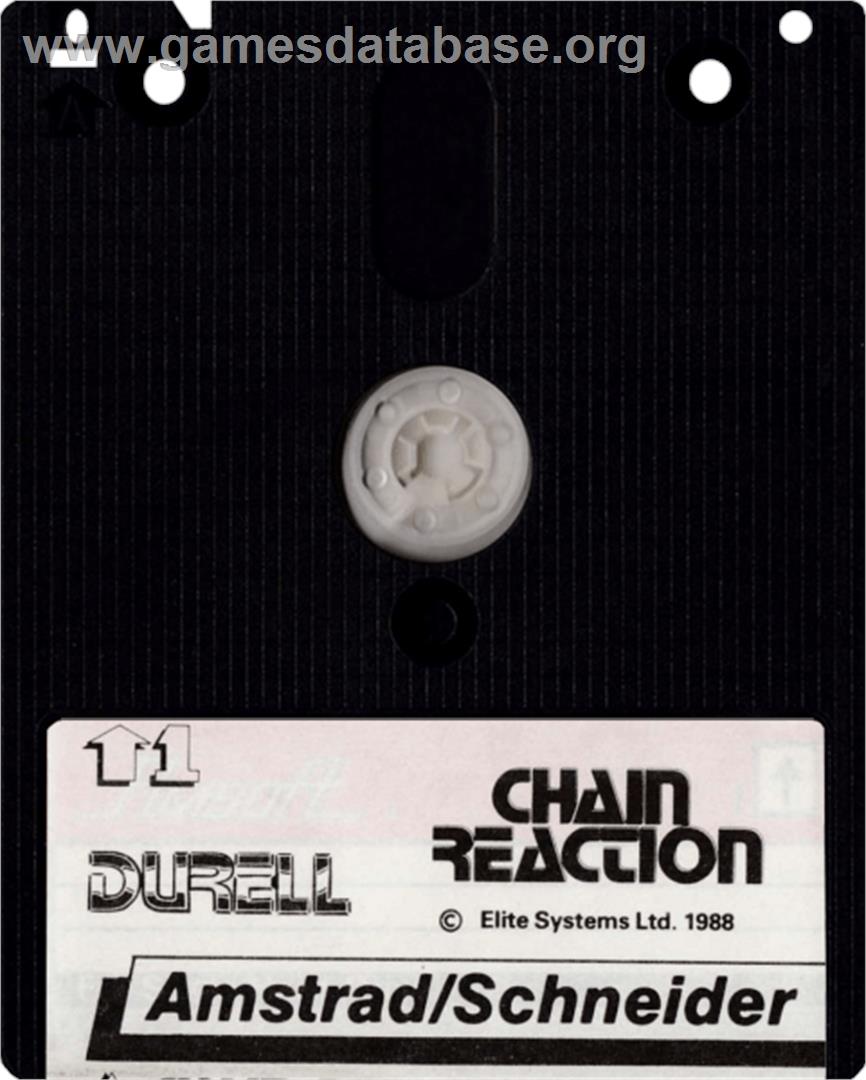 Chain Reaction - Amstrad CPC - Artwork - Cartridge