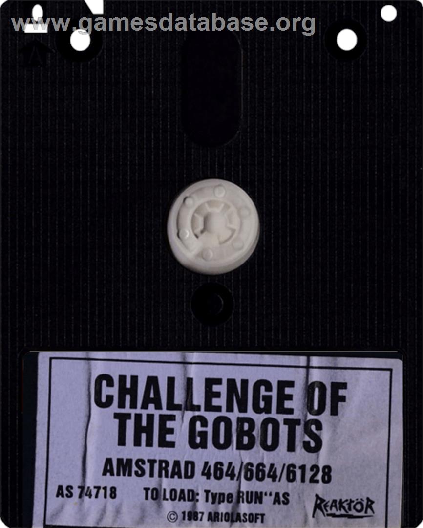 Challenge Of The Gobots - Amstrad CPC - Artwork - Cartridge