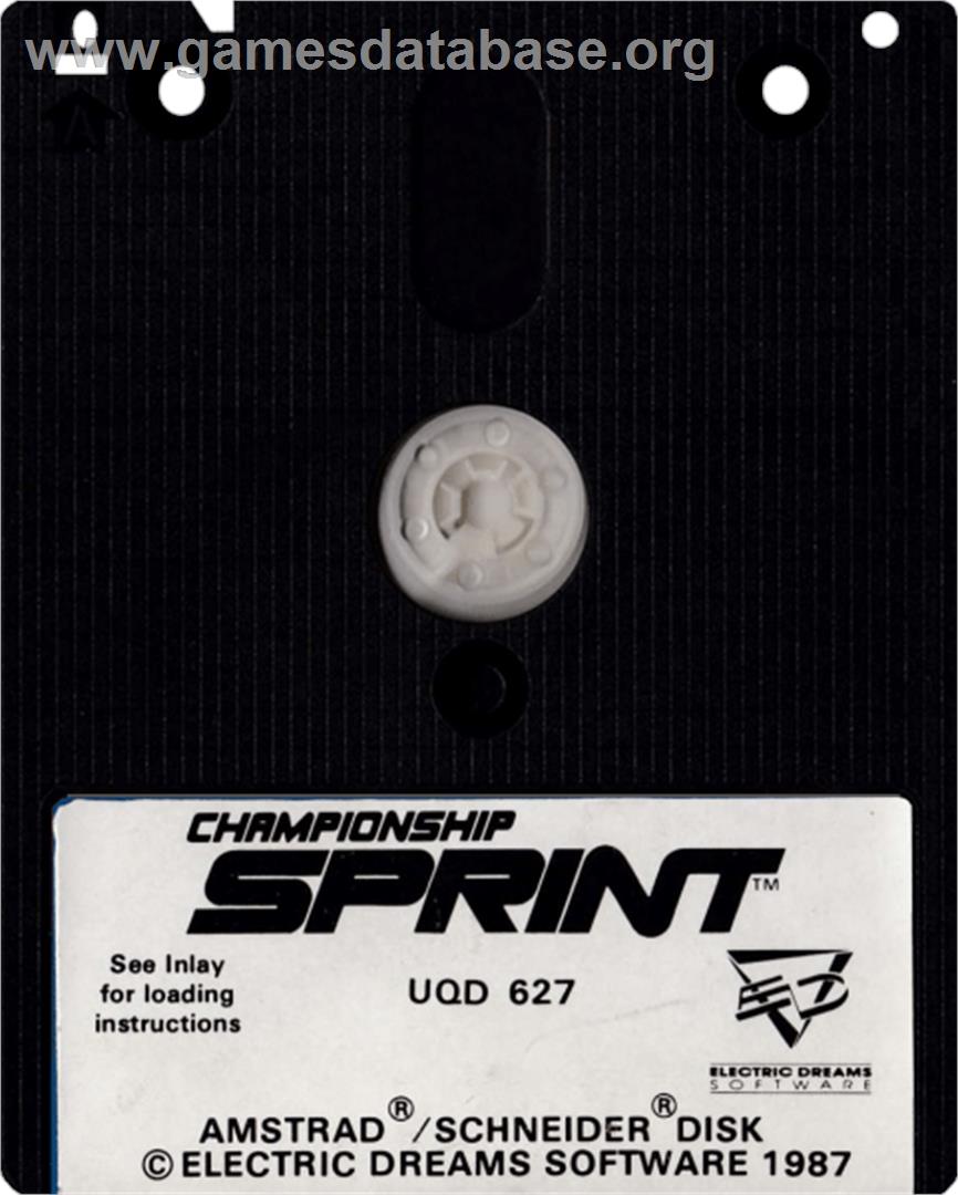 Championship Sprint - Amstrad CPC - Artwork - Cartridge
