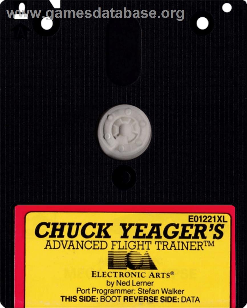 Chuck Yeager's Advanced Flight Trainer - Amstrad CPC - Artwork - Cartridge
