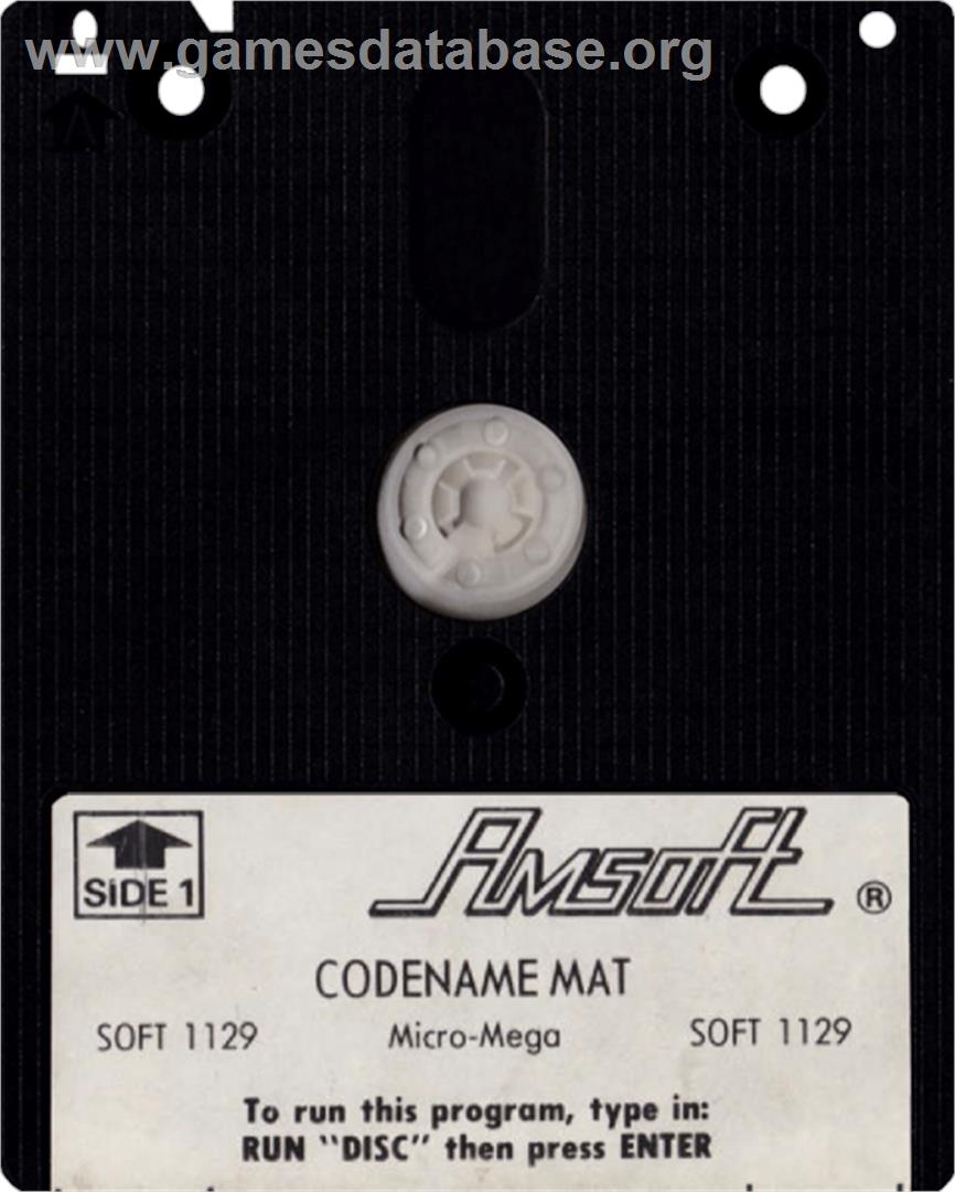 Codename: MAT - Amstrad CPC - Artwork - Cartridge