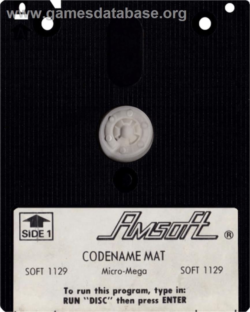 Codename Mat - Amstrad CPC - Artwork - Cartridge