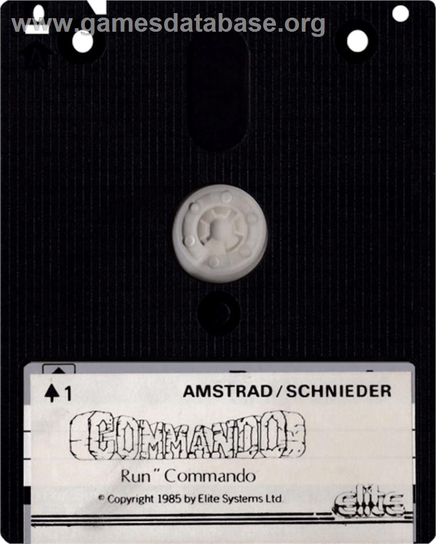 Commando - Amstrad CPC - Artwork - Cartridge